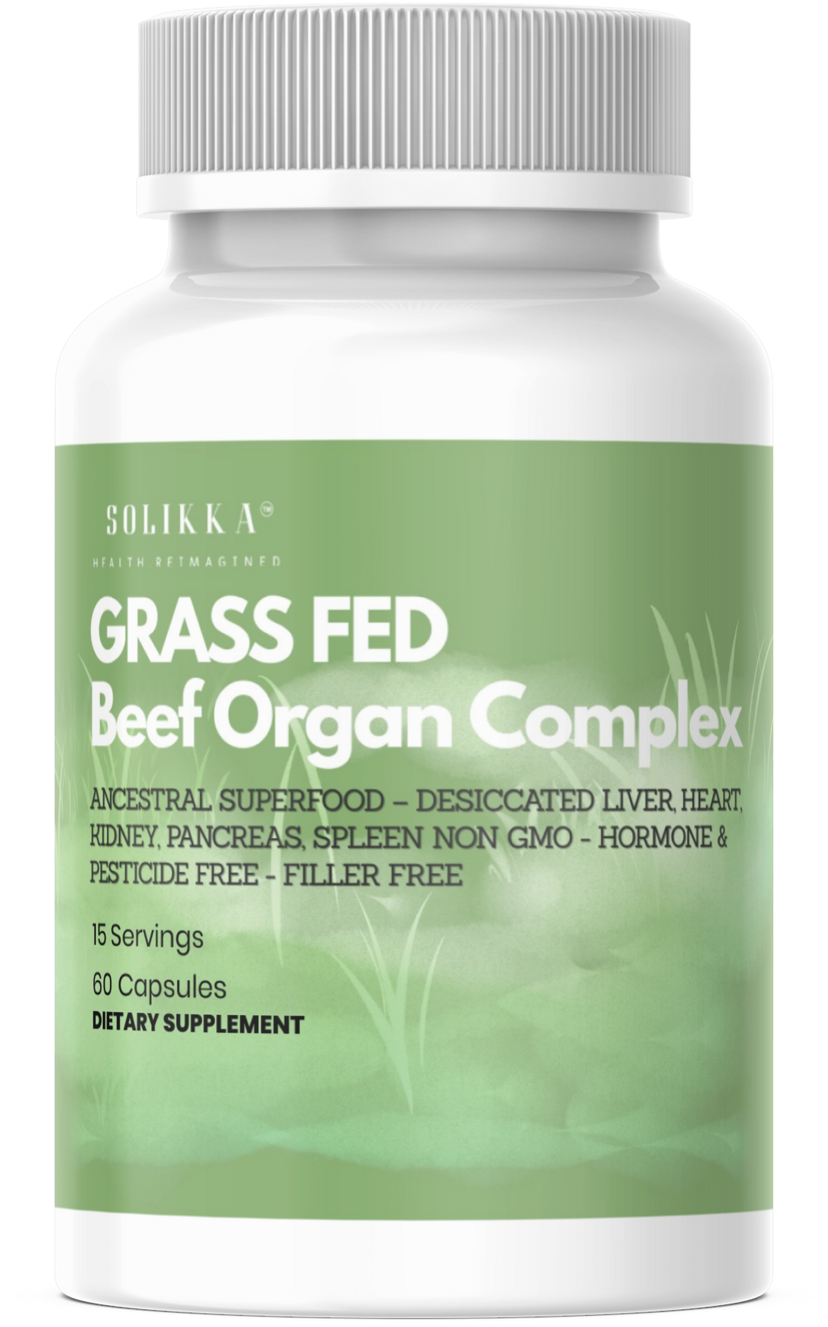 Grass Fed Beef Organ Complex – Ancestral Superfood – Desiccated Liver, Heart, Kidney, Pancreas, Spleen