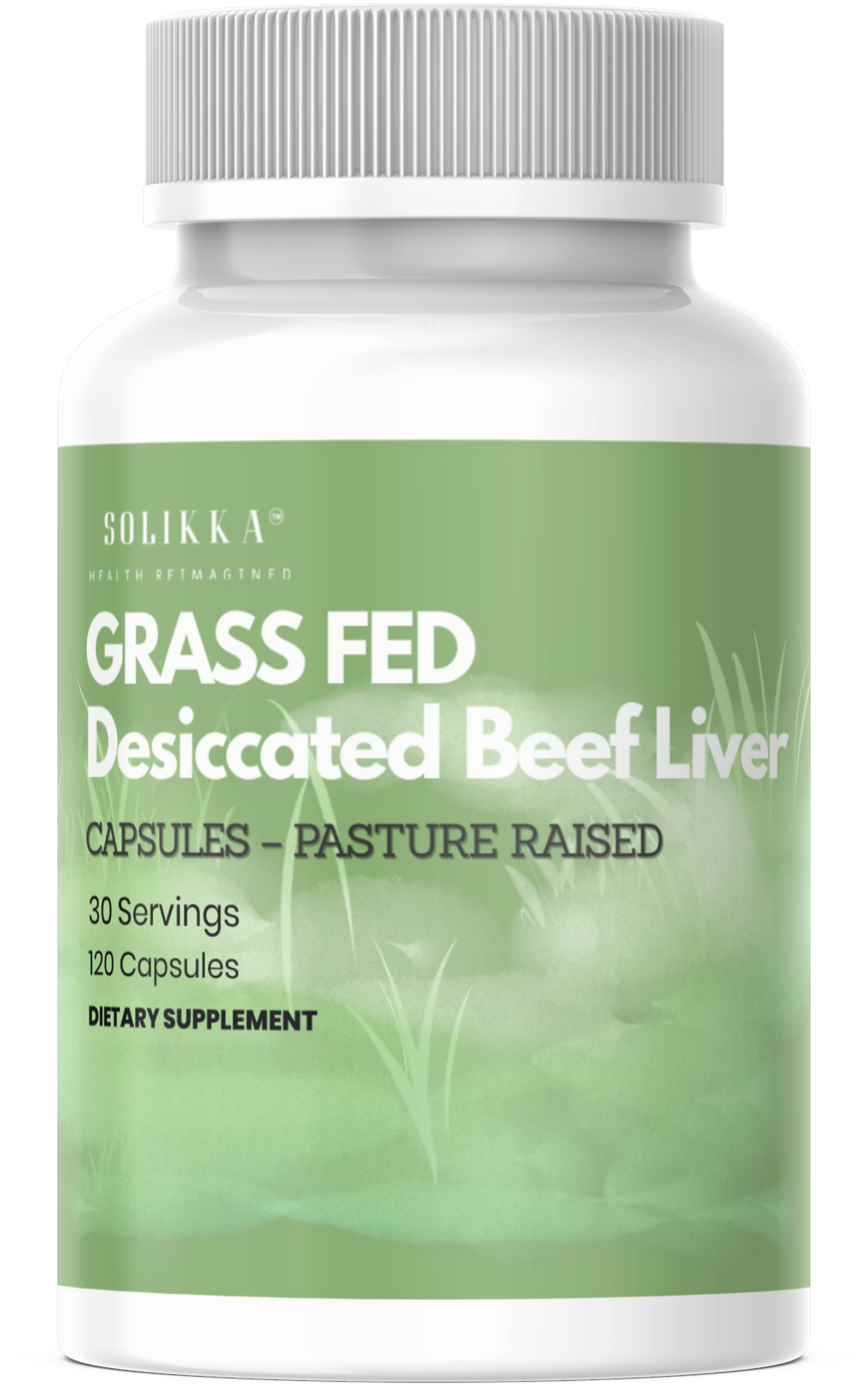 Grass Fed Desiccated Beef Liver Capsules – Pasture Raised