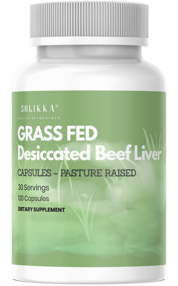 Grass Fed Desiccated Beef Liver Capsules – Pasture Raised