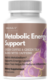 Metabolic Energy Support – Green Coffee & Green Tea Blend with Caffeine (60 Capsules)