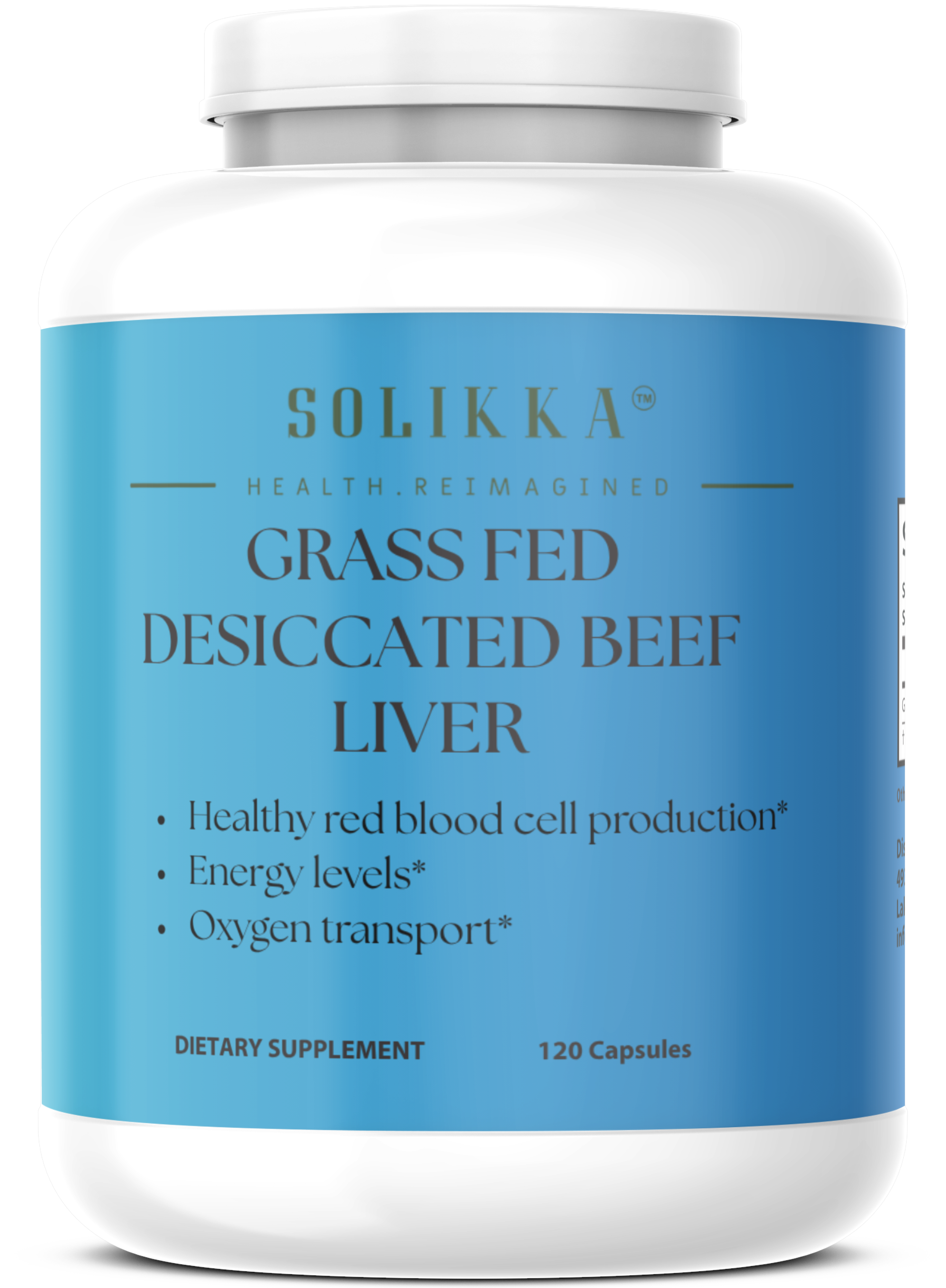 Grass Fed Desiccated Beef Liver Capsules – Pasture Raised
