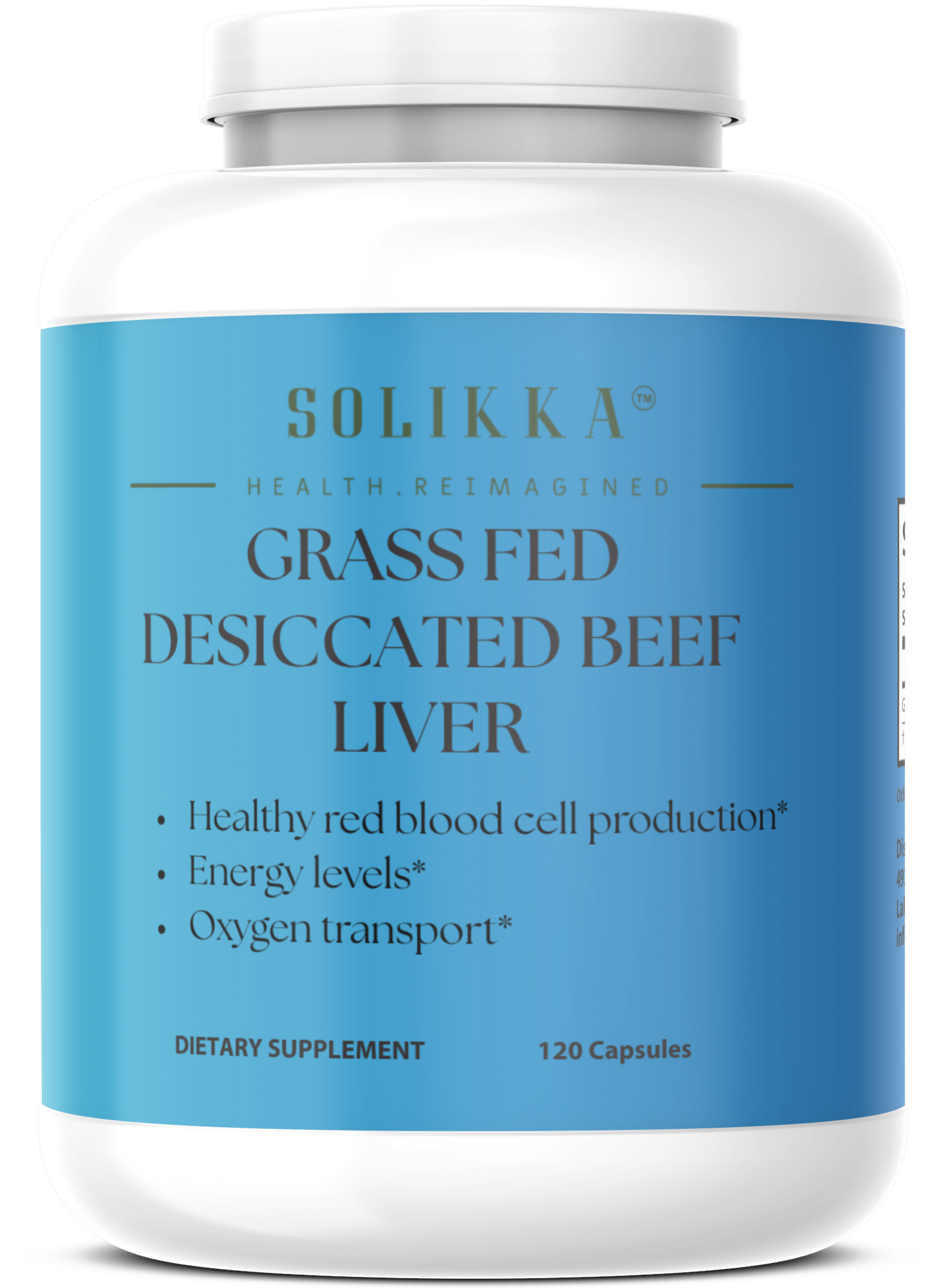 Grass Fed Desiccated Beef Liver Capsules – Pasture Raised