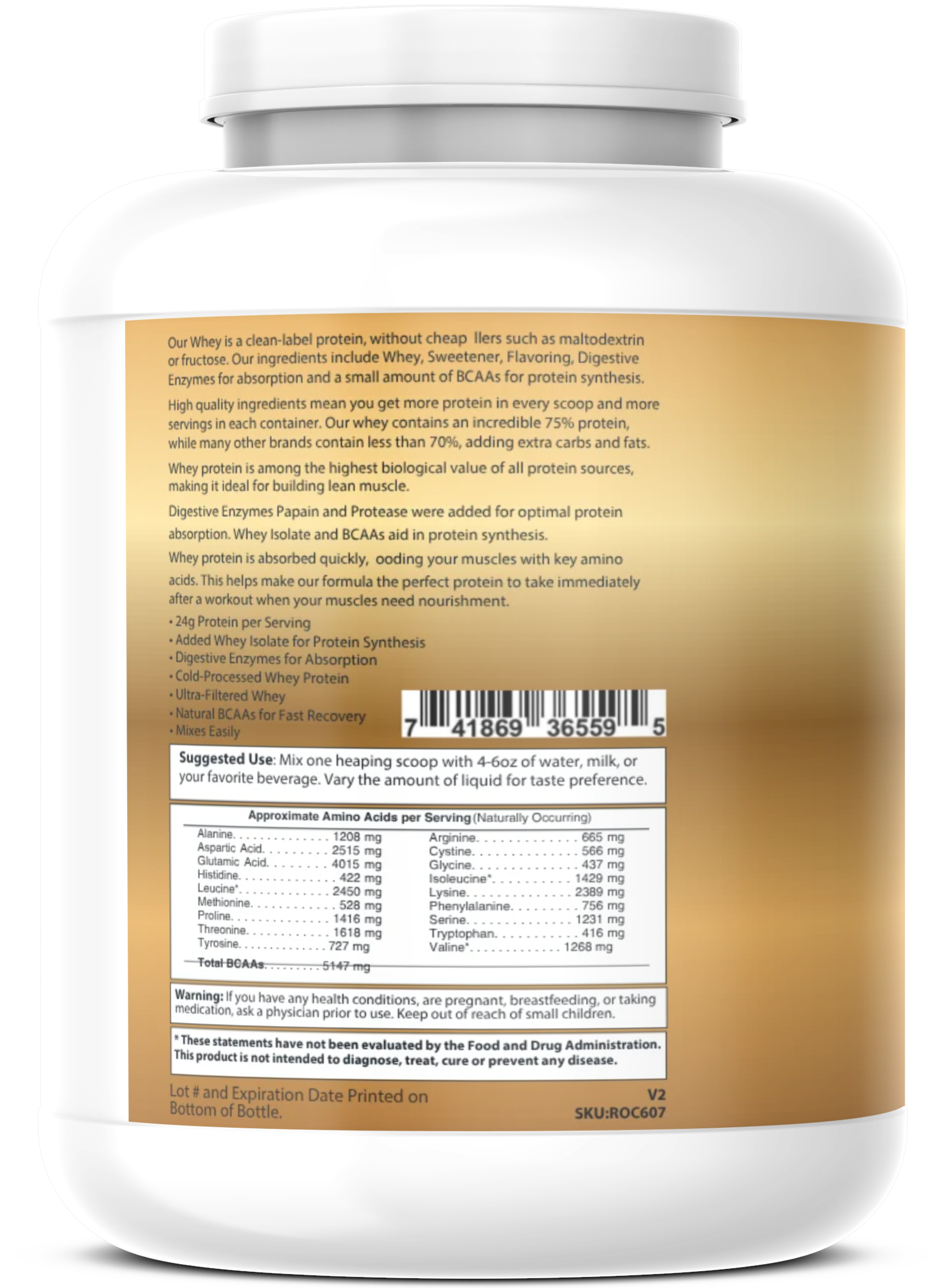 Protein Whey 2lb Chocolate