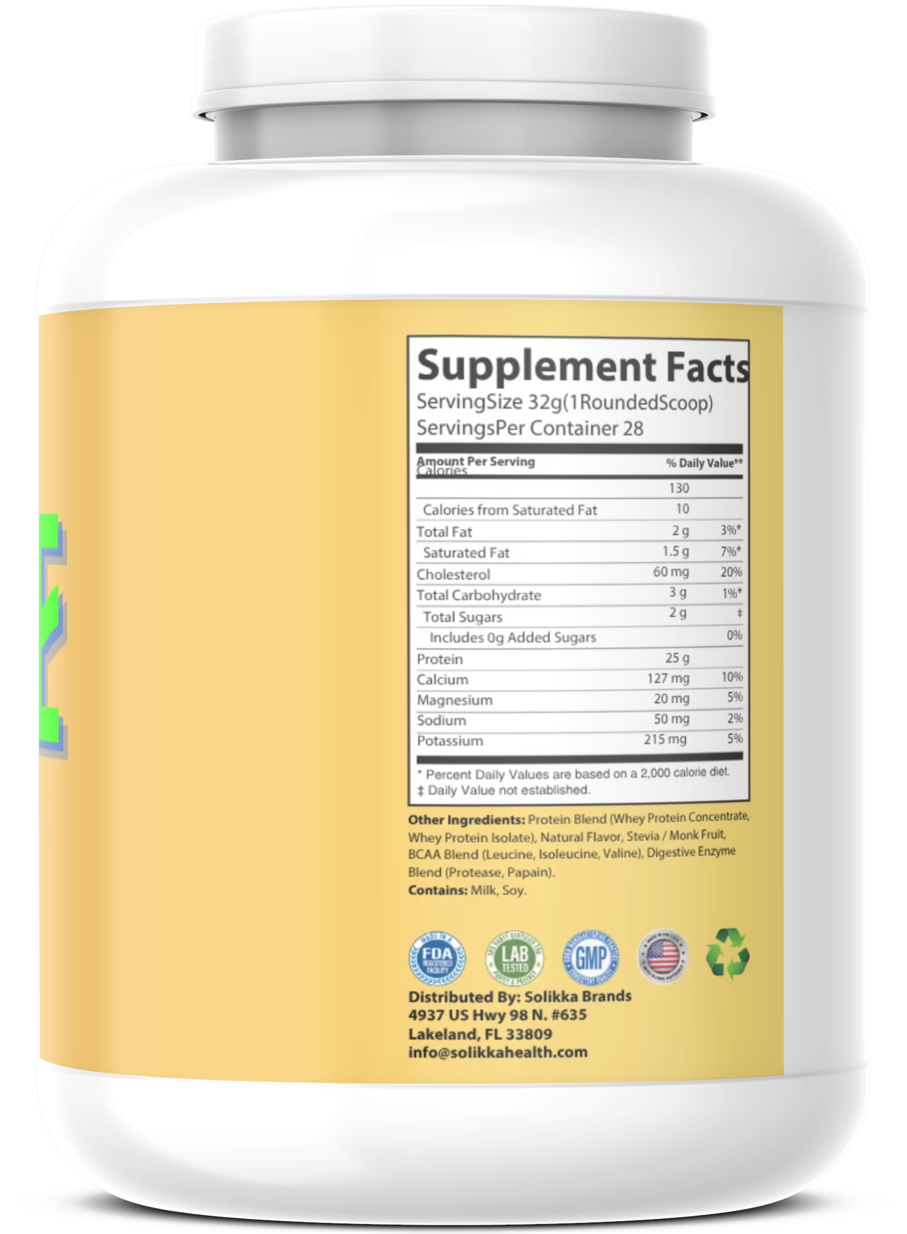 Protein Whey 2lb Vanilla