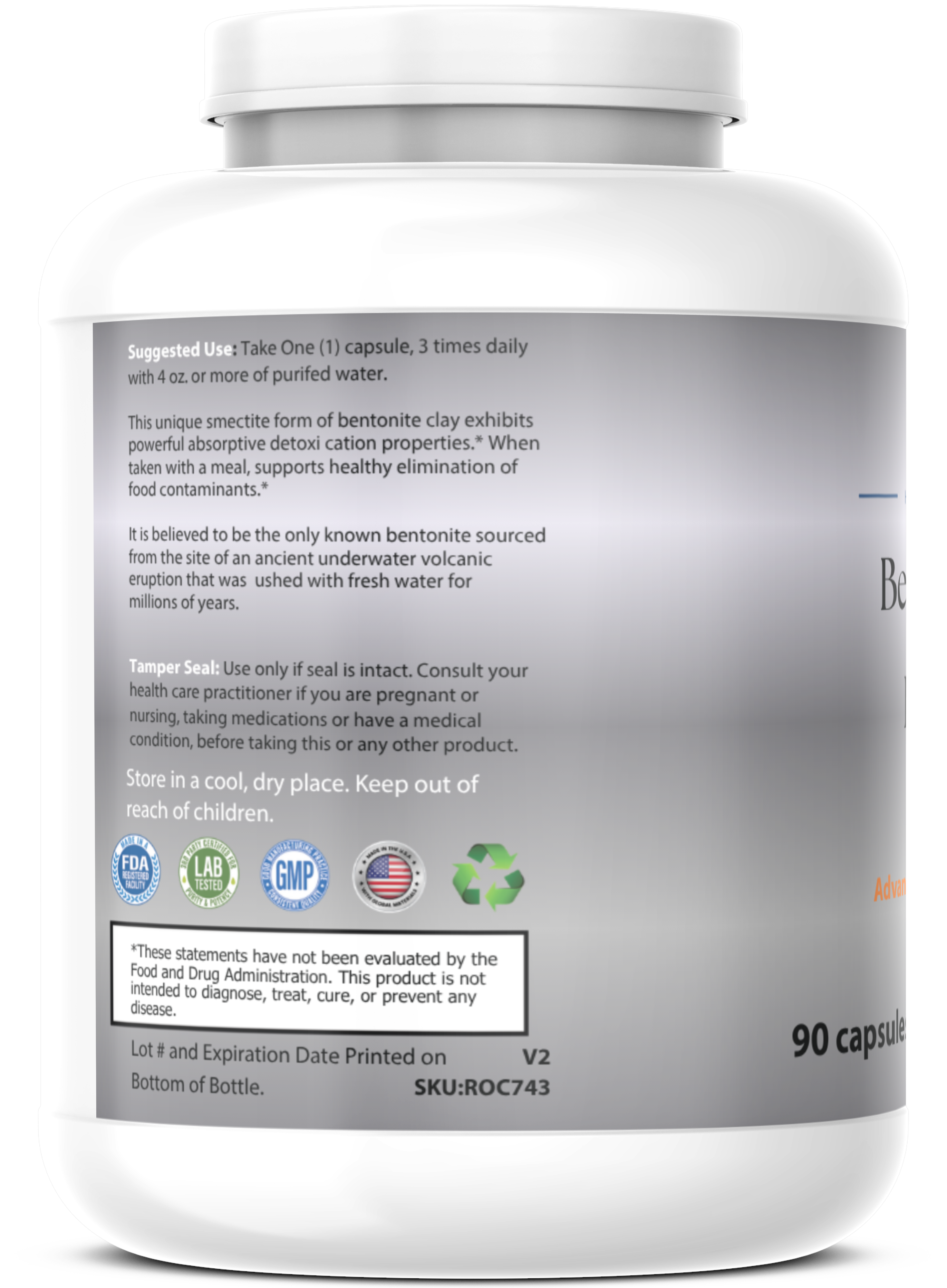 Bentonite Clay Detox Plus