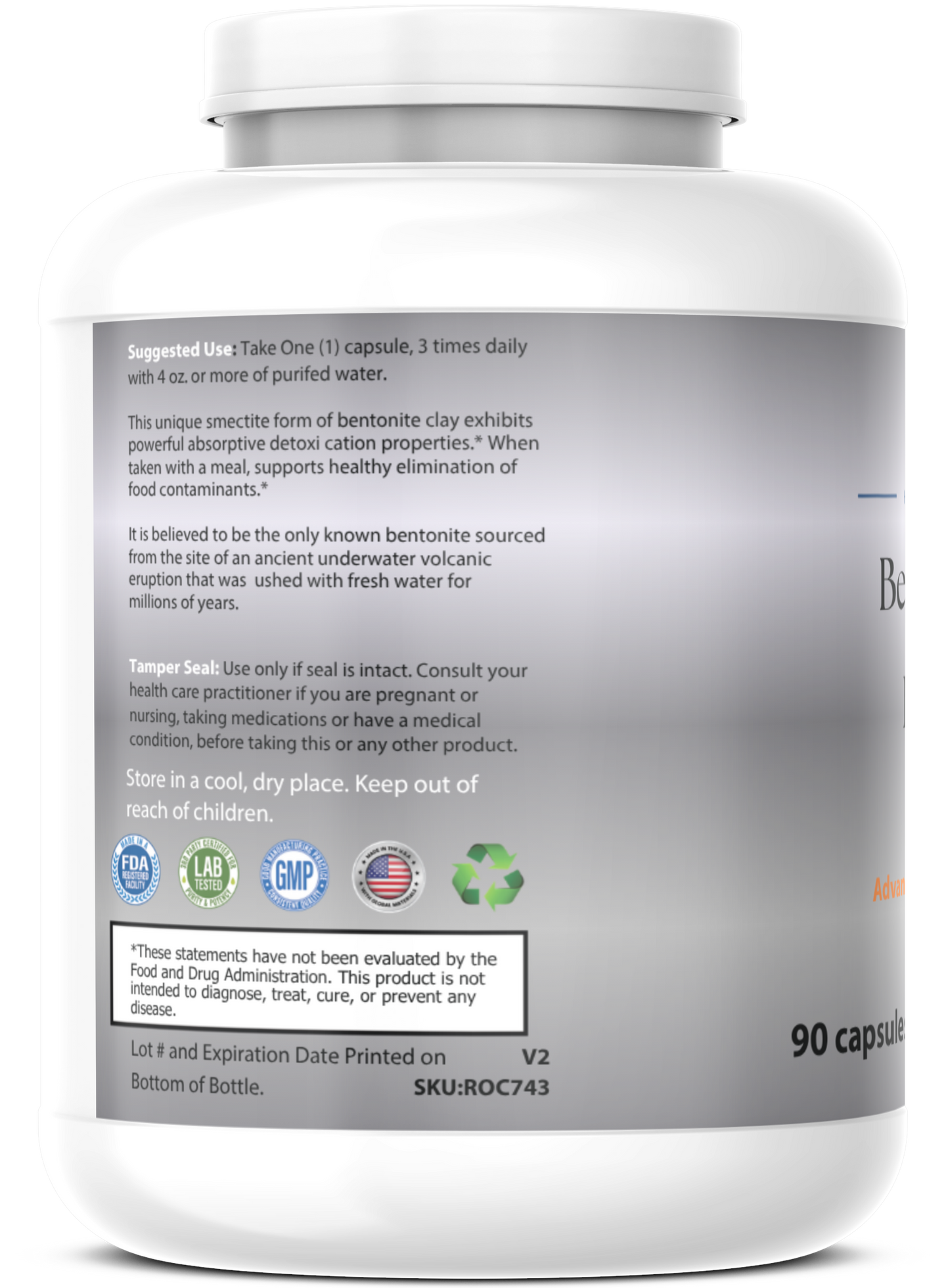 Bentonite Clay Detox Plus