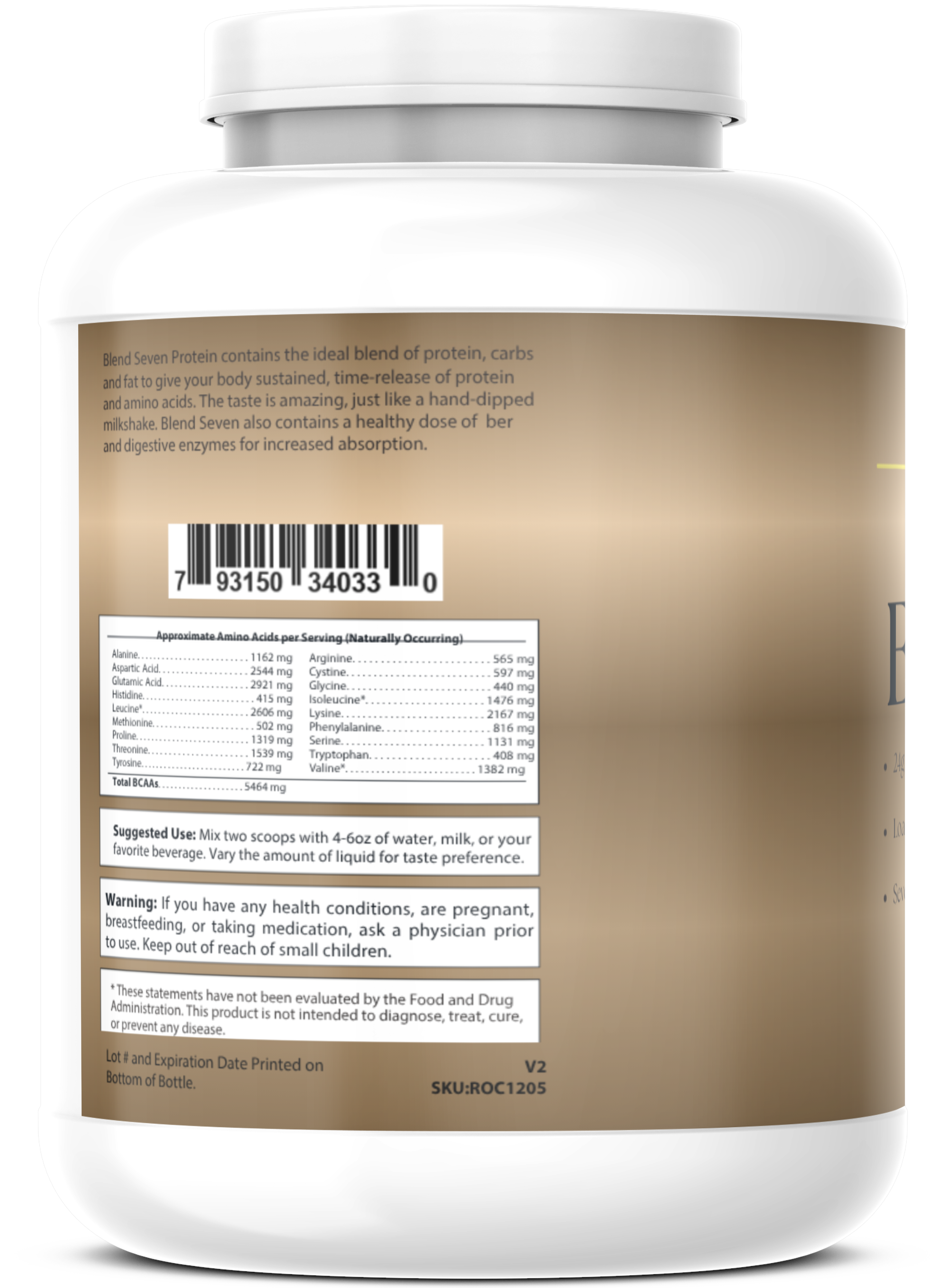 2.9lb Essential Meal Replacement Protein Chocolate Milkshake w/0% Added Sugar