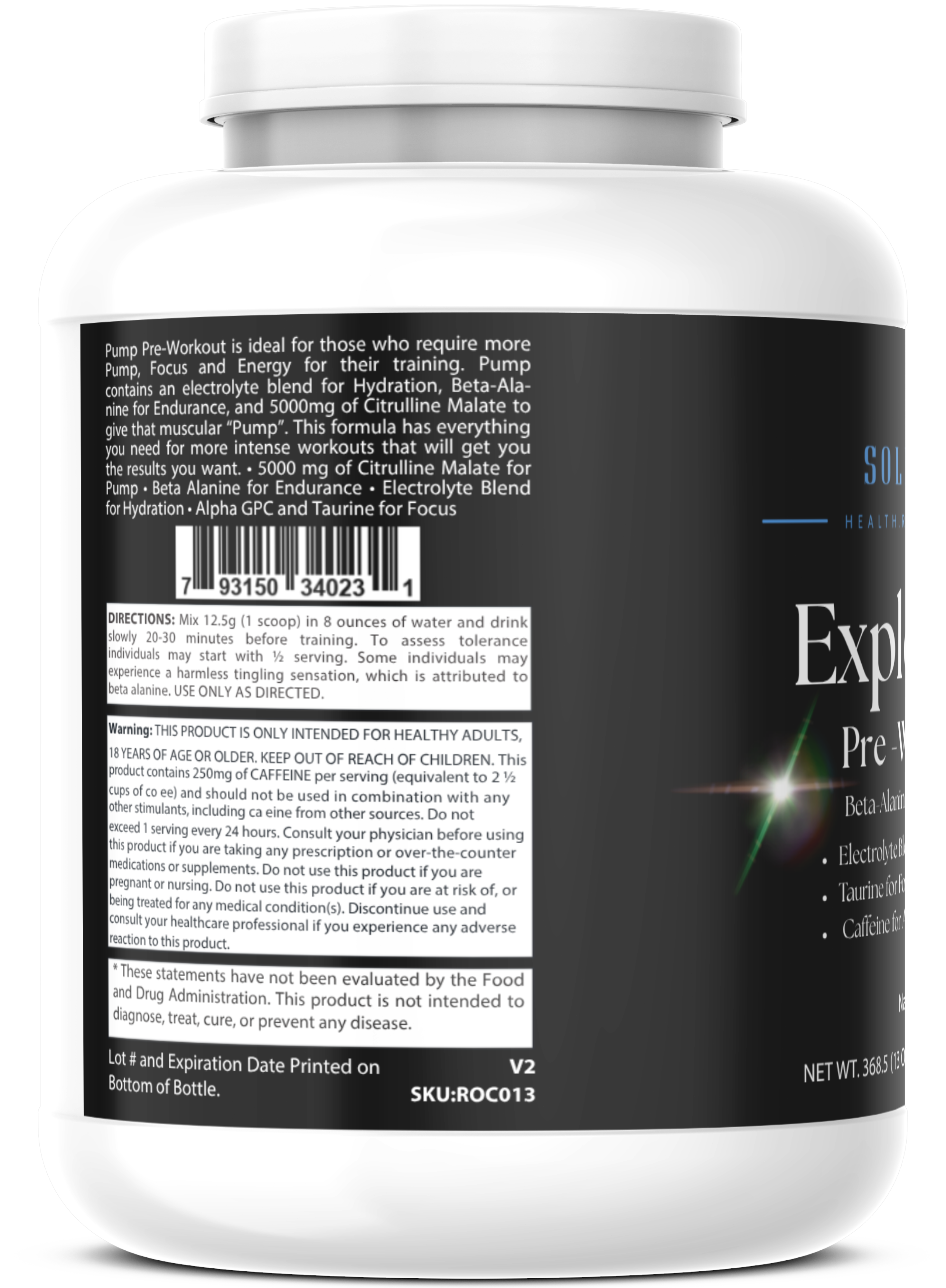 Pre-Workout Blast-Off 312g w/ Natural Flavor