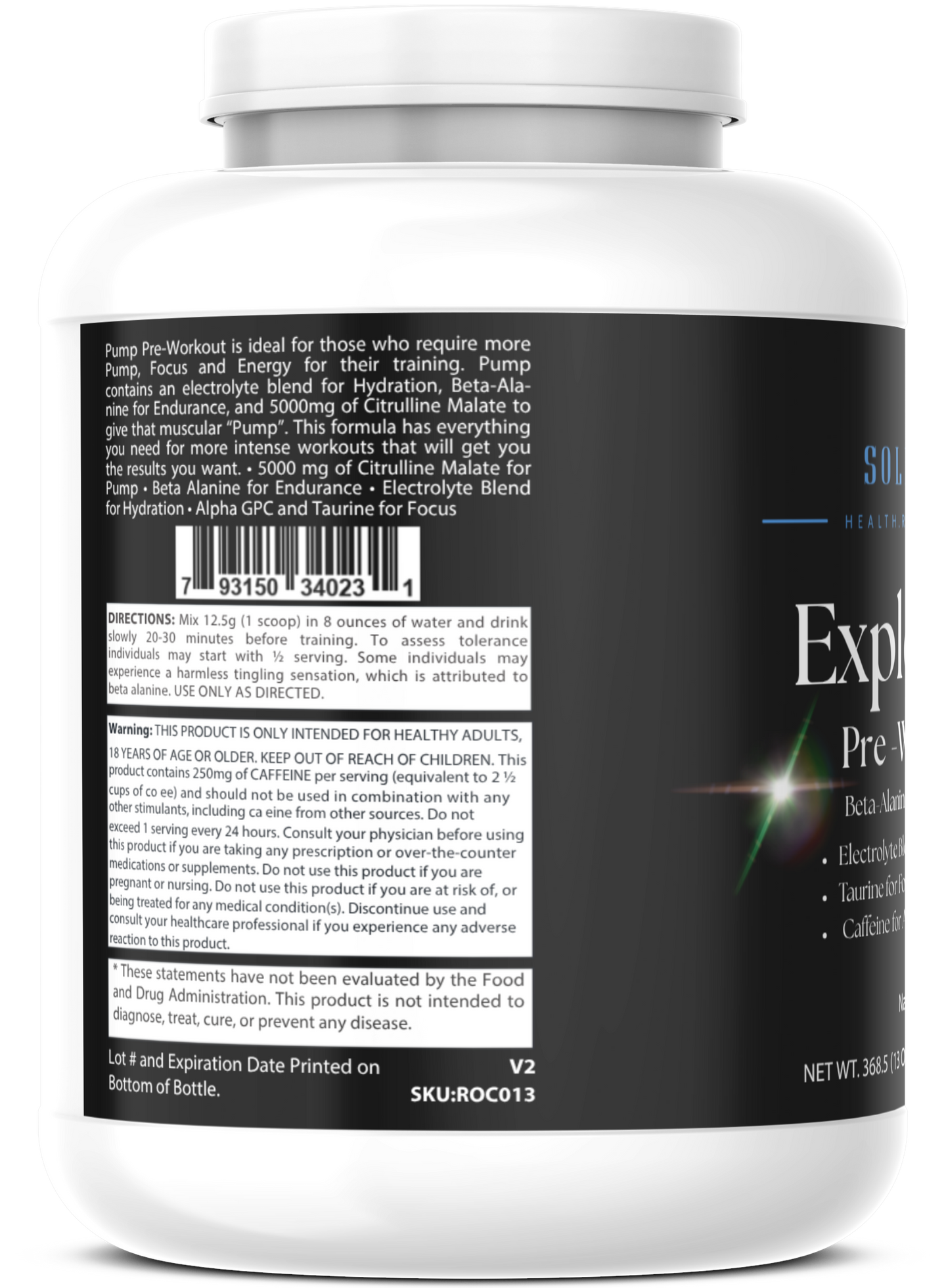 Pre-Workout Blast-Off 312g w/ Natural Flavor