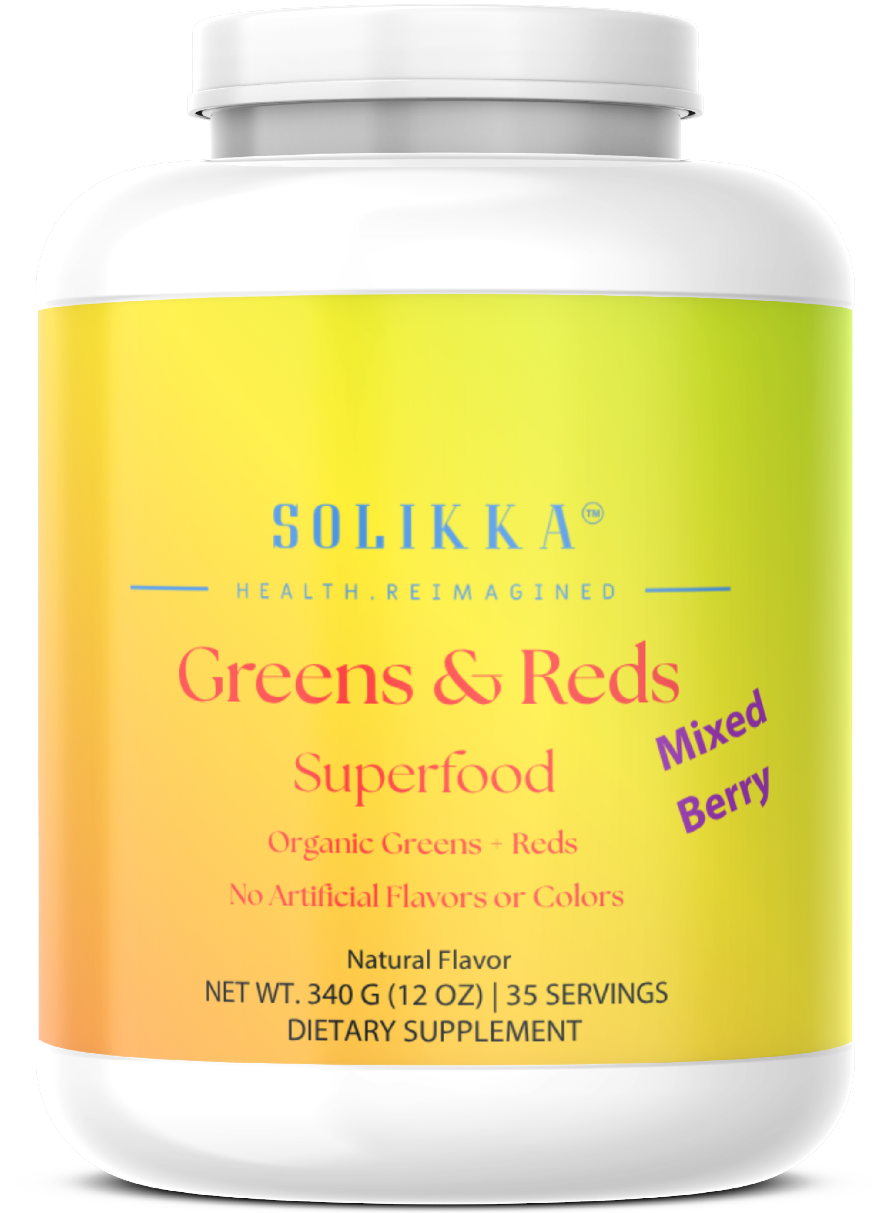 All-In/One Greens & Red SuperFood + Immune 270g Mixed Berry w/Natural Flavor
