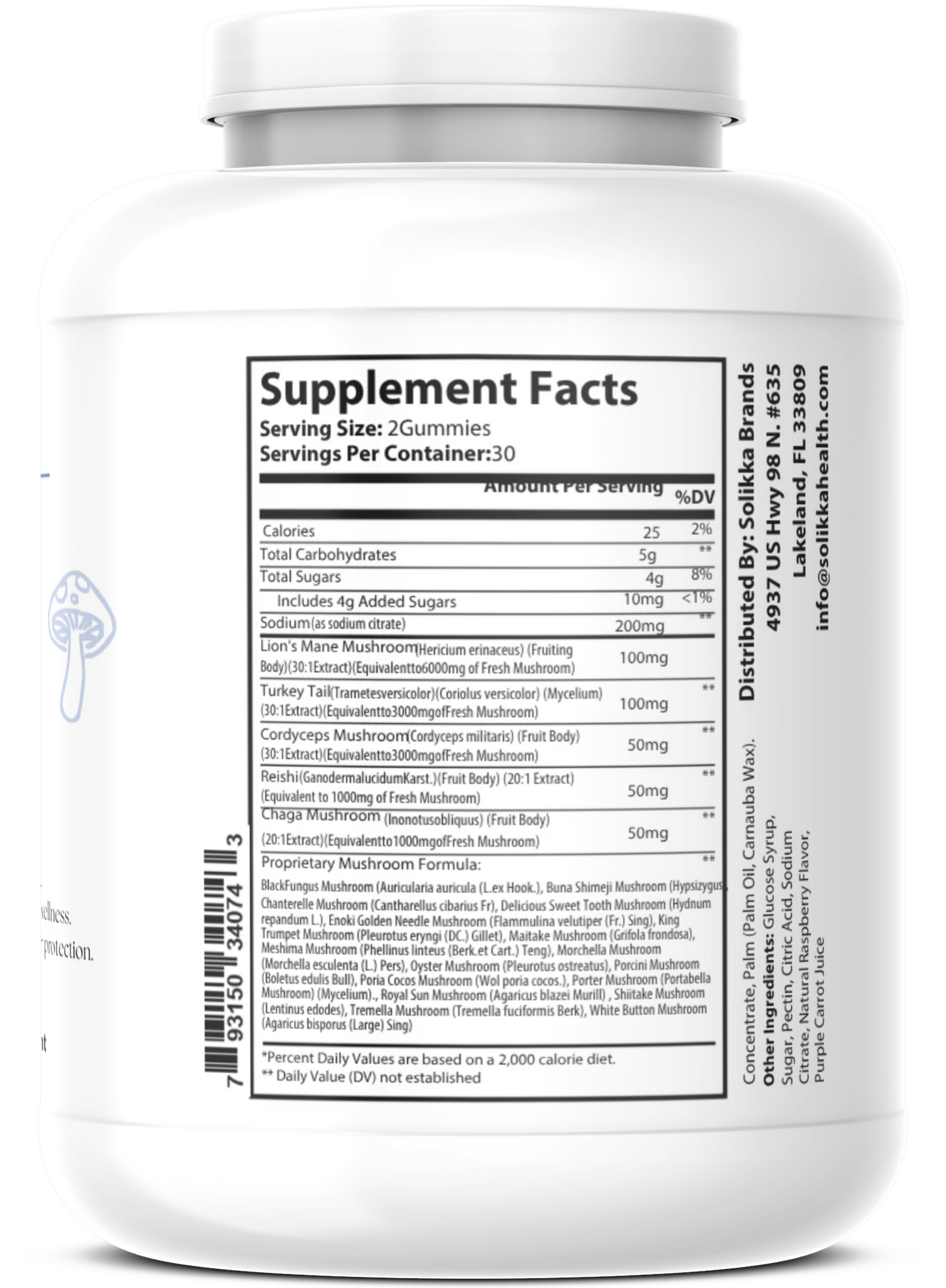 Premium Mushroom Complex Gummies