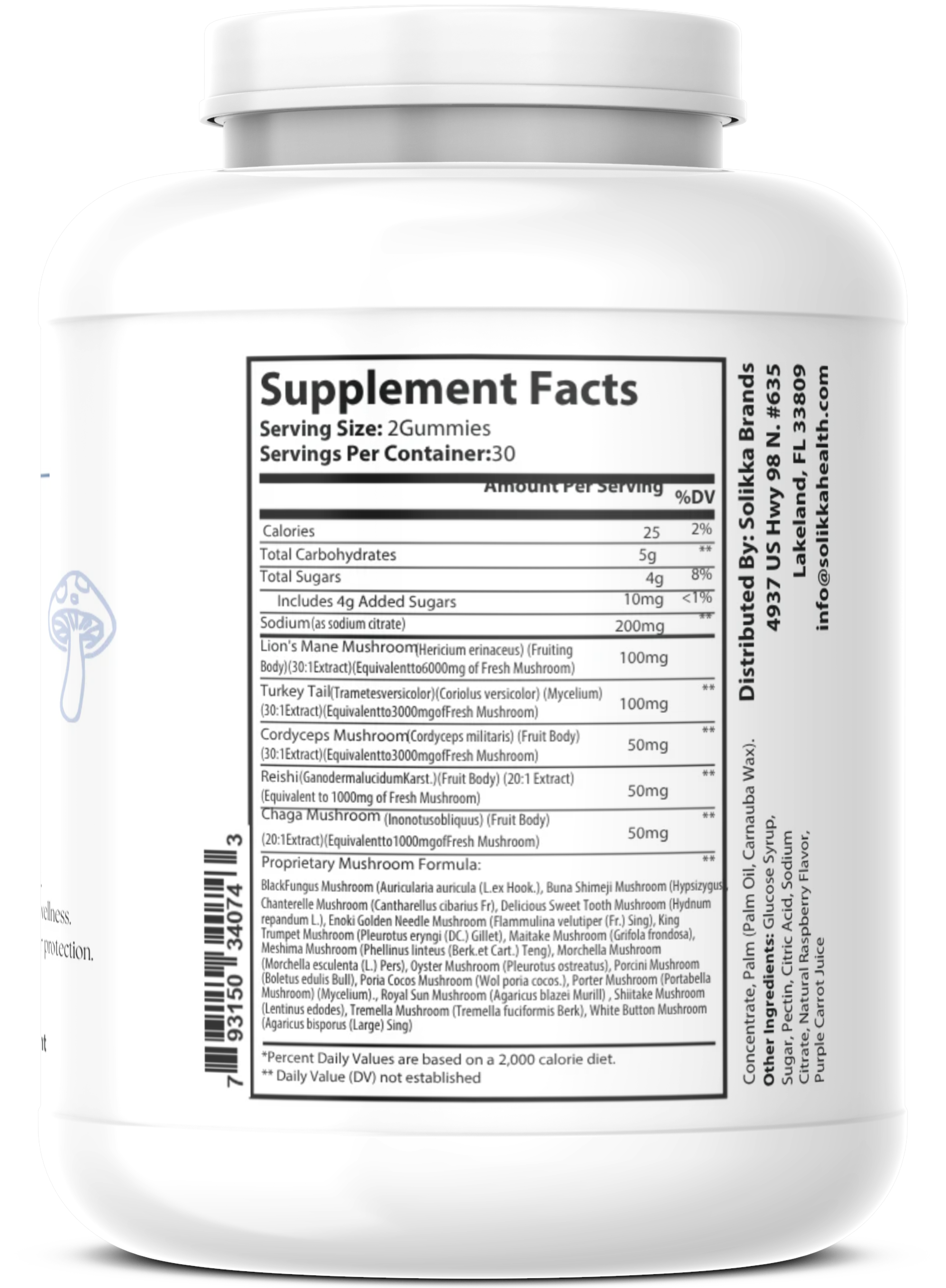 Premium Mushroom Complex Gummies