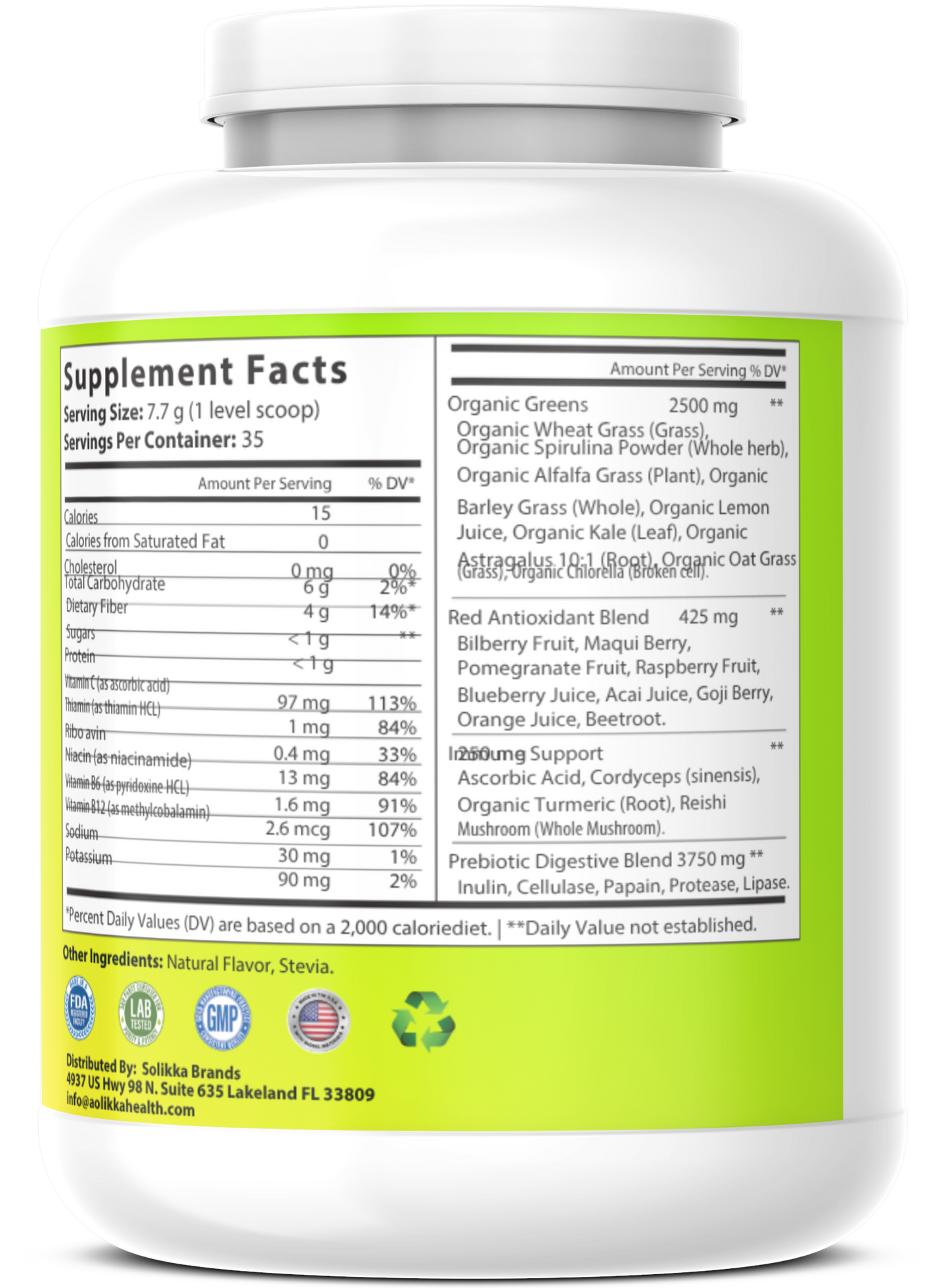 All-In/One Greens & Red SuperFood + Immune 270g Mixed Berry w/Natural Flavor