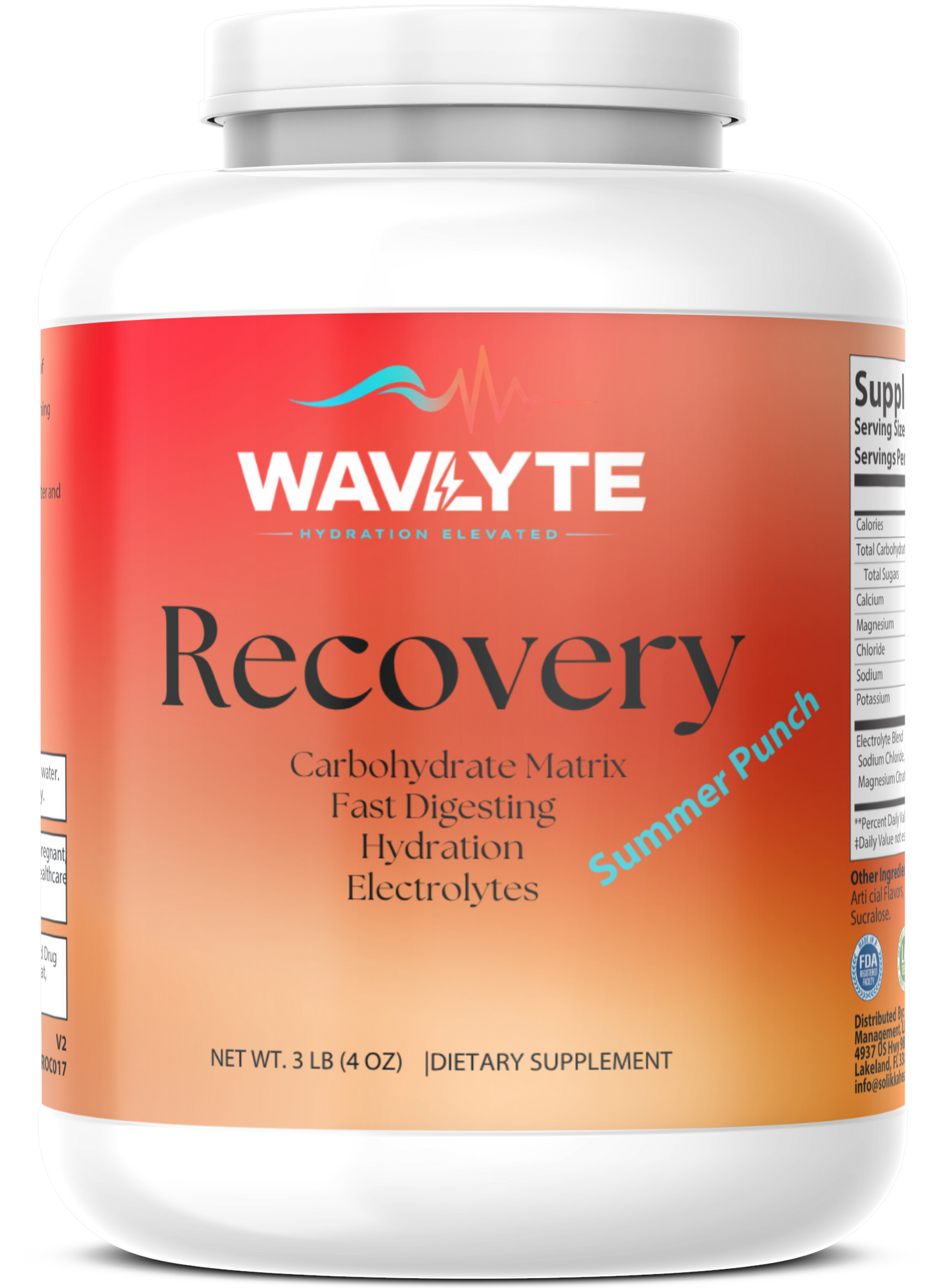 Recovery Carb + Electrolyte Summer Punch 1365g