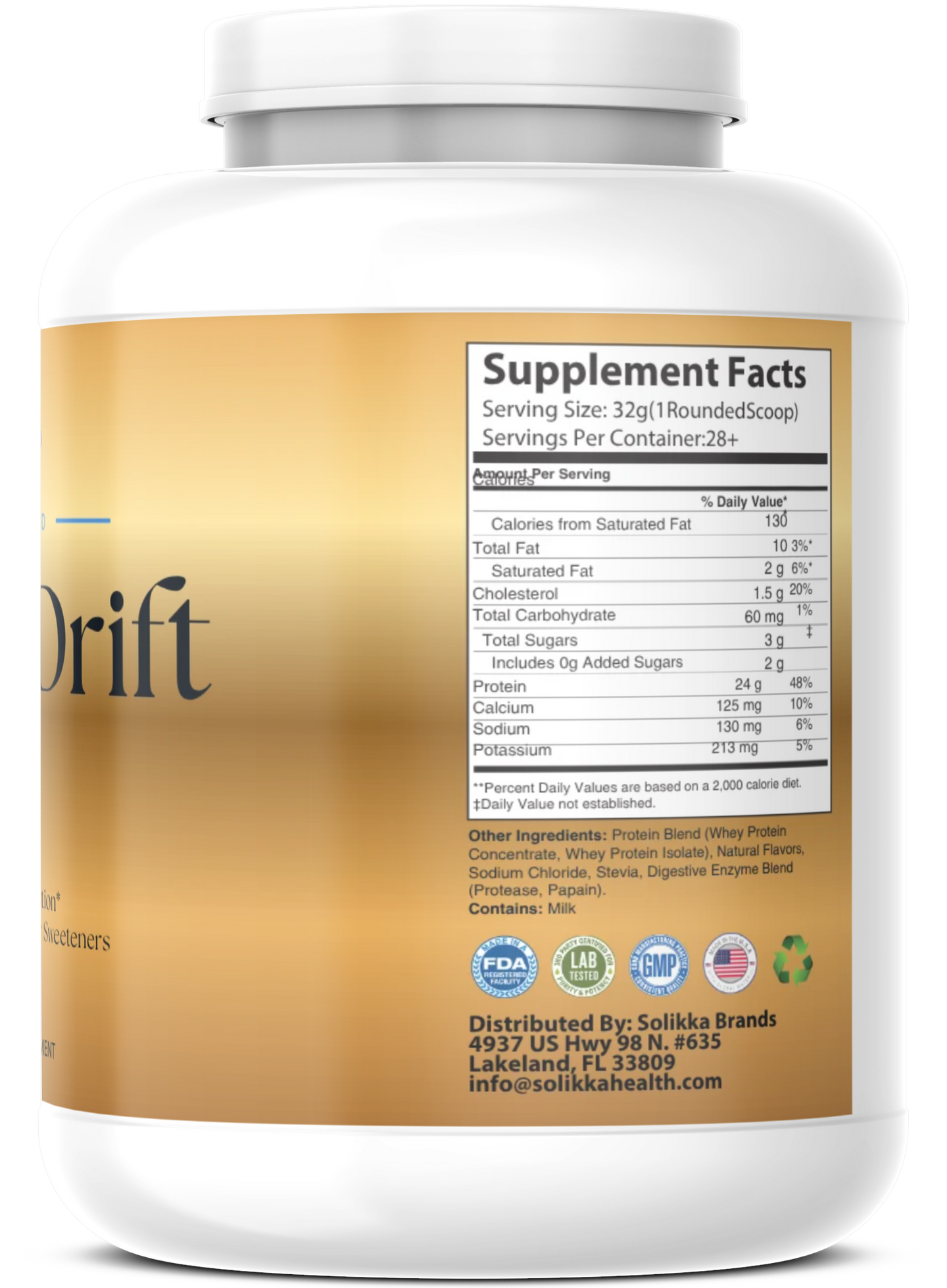 2lb Whey Natural Salted Caramel – 28 serv.