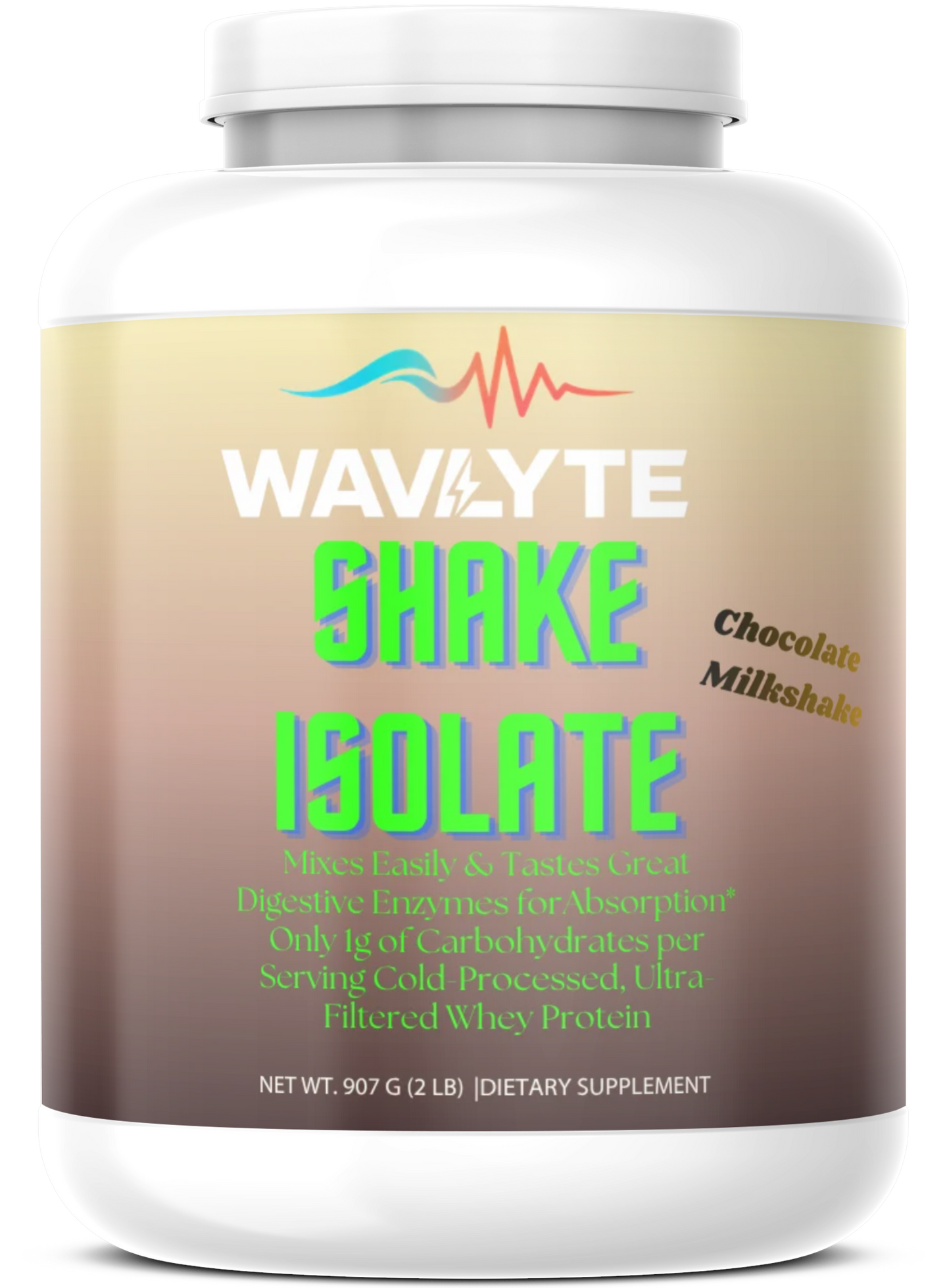 2lb 100% Whey Isolate Chocolate – 31 serv