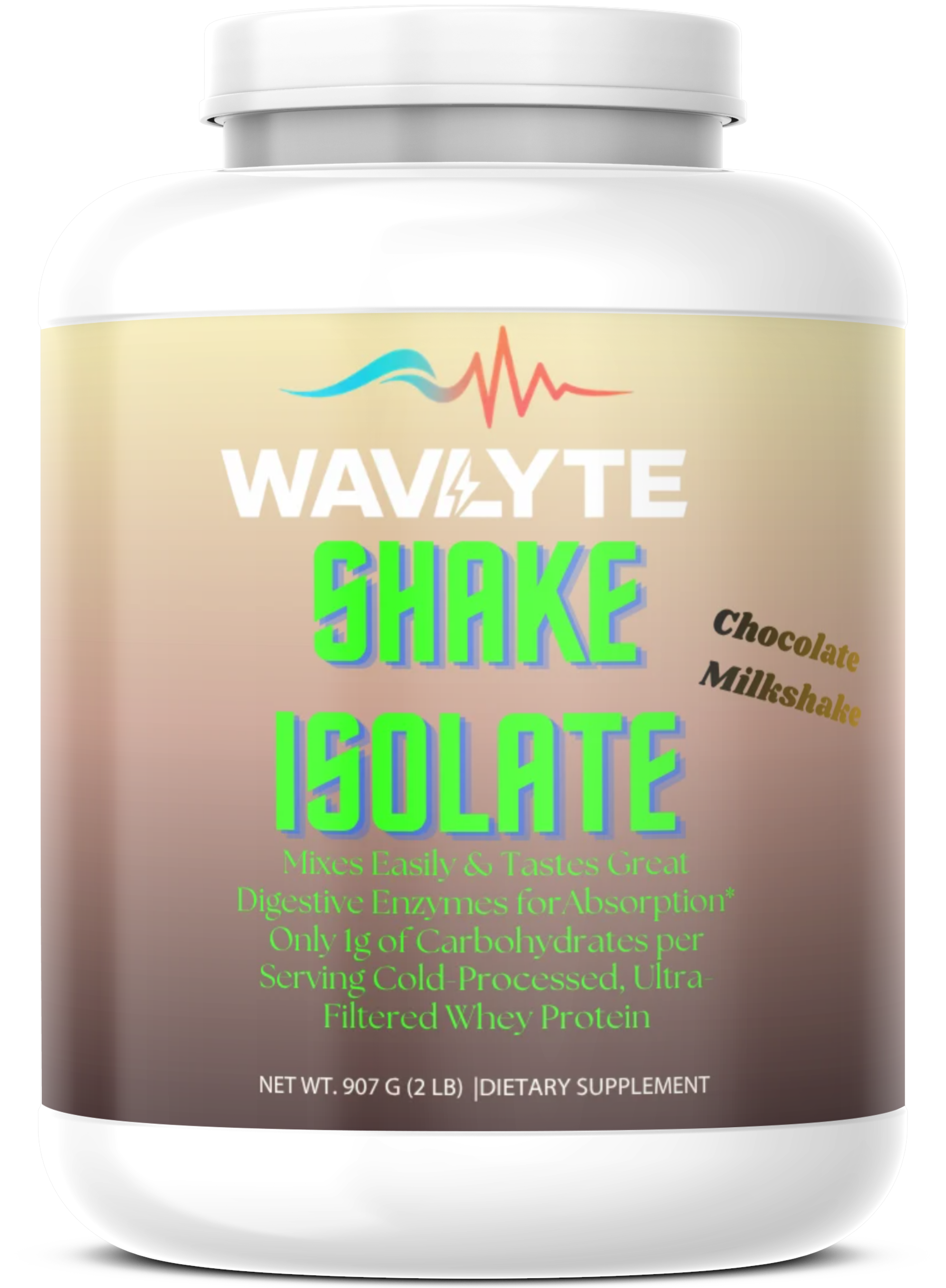 2lb 100% Whey Isolate Chocolate – 31 serv