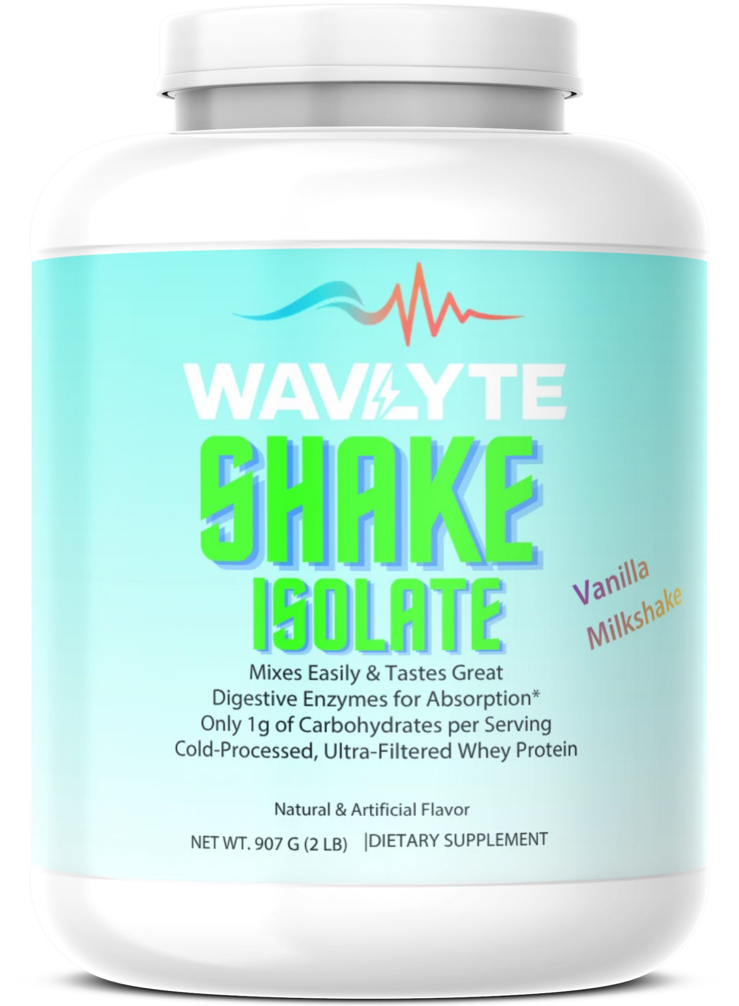 2lb 100% Whey Isolate Vanilla – 30 servings