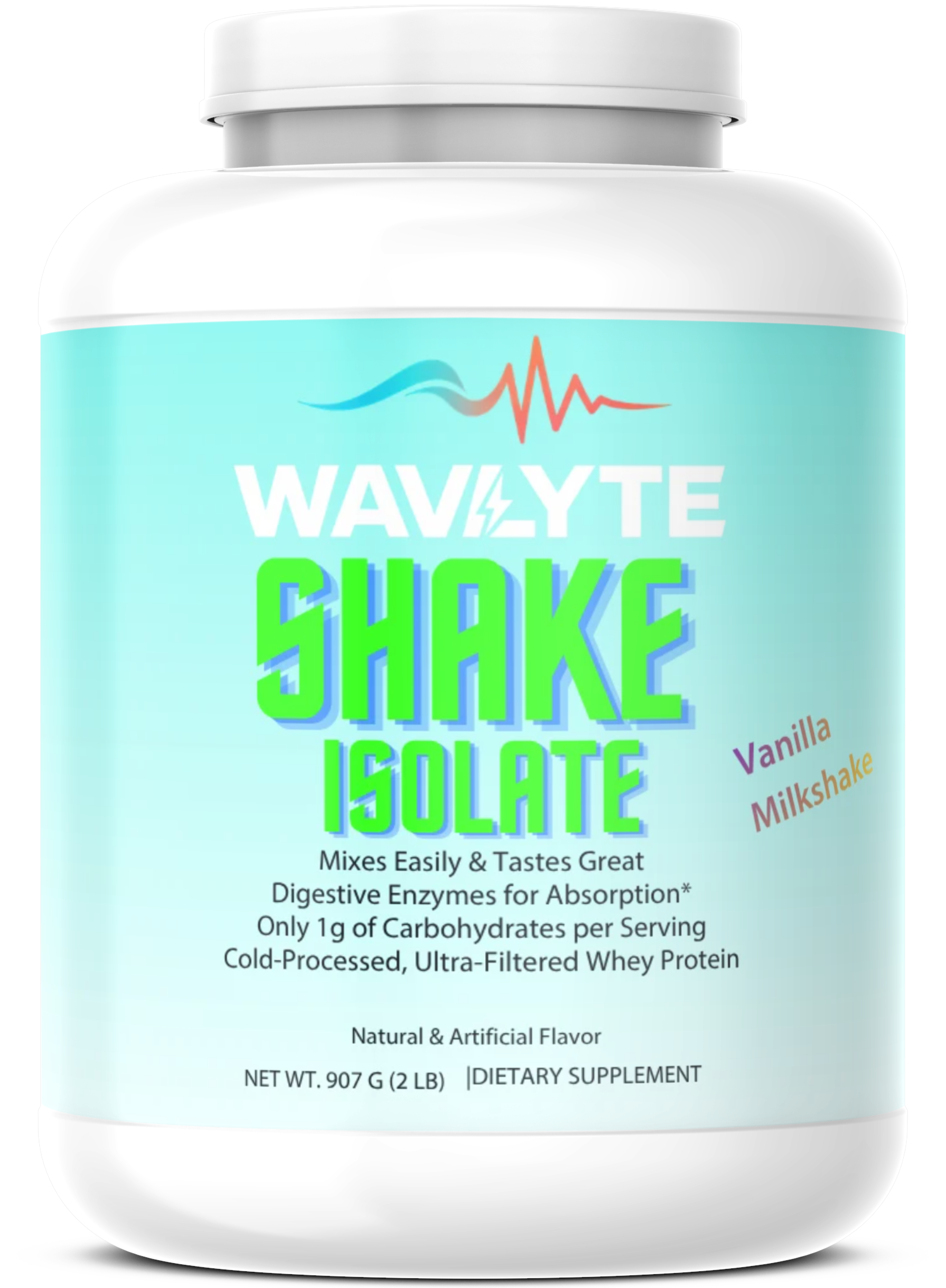 2lb 100% Whey Isolate Vanilla – 30 servings