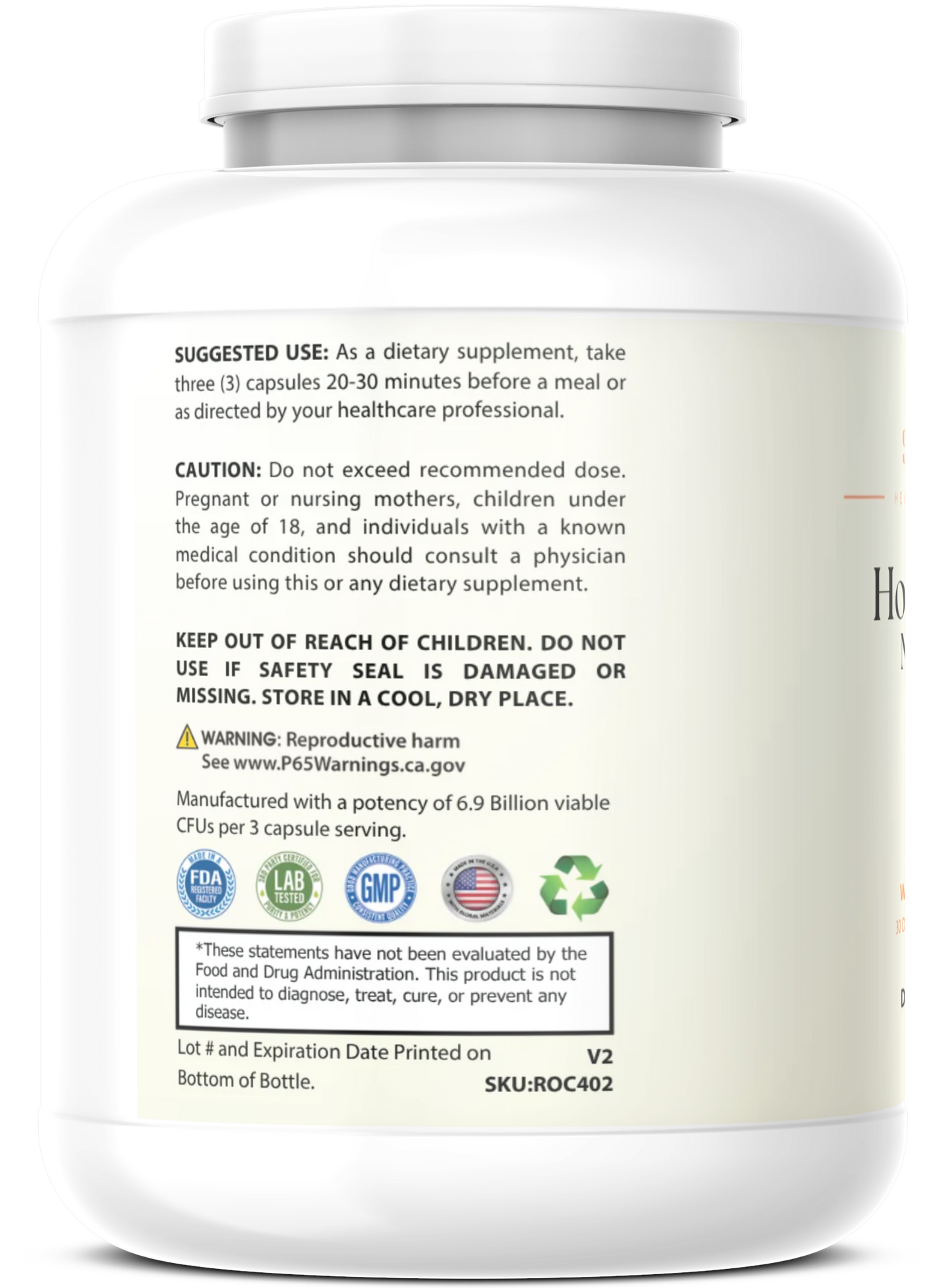 Premium Menopause Support w/Wild Yam Extract