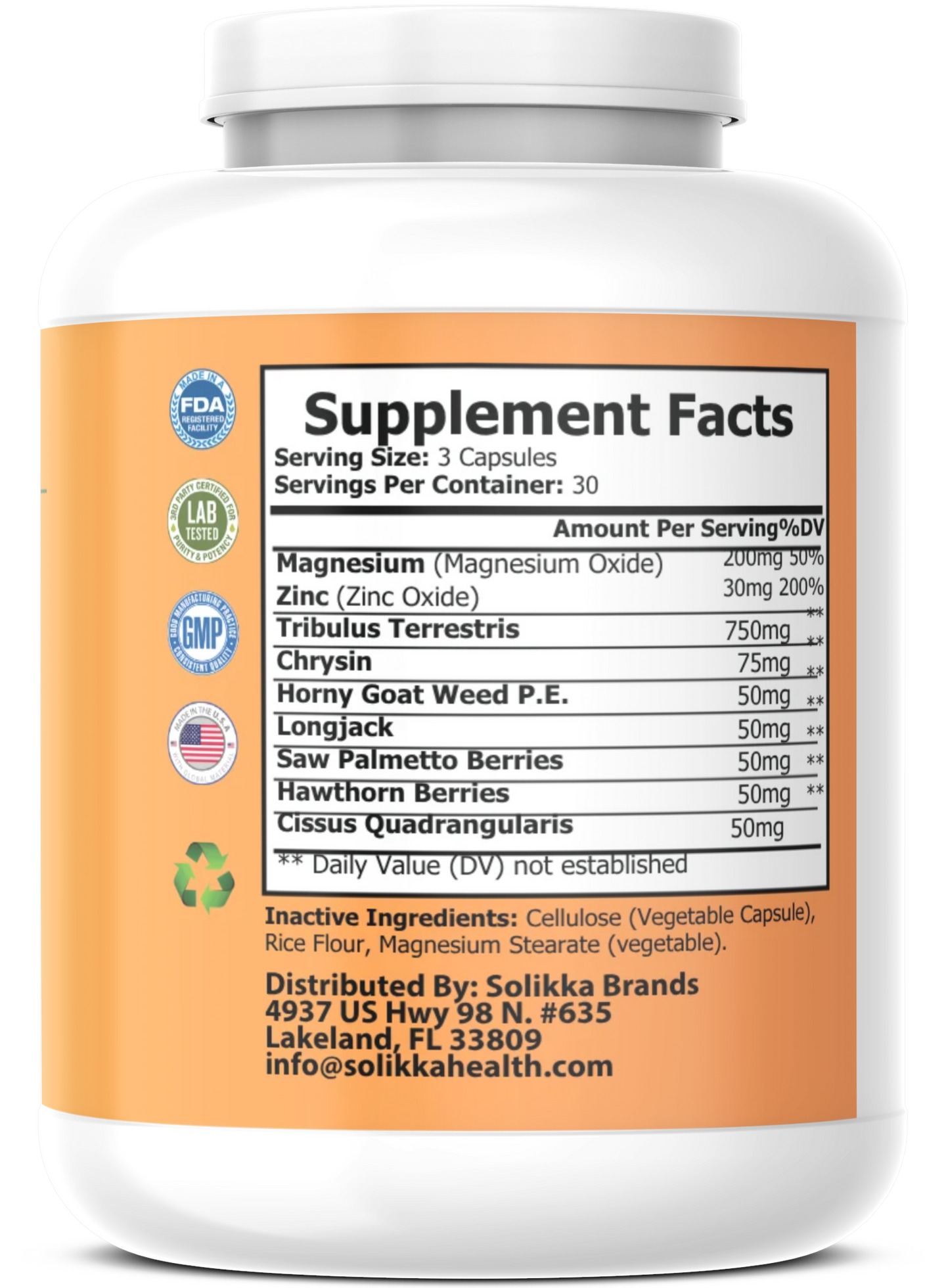 Ultra Test Natural Testosterone Support