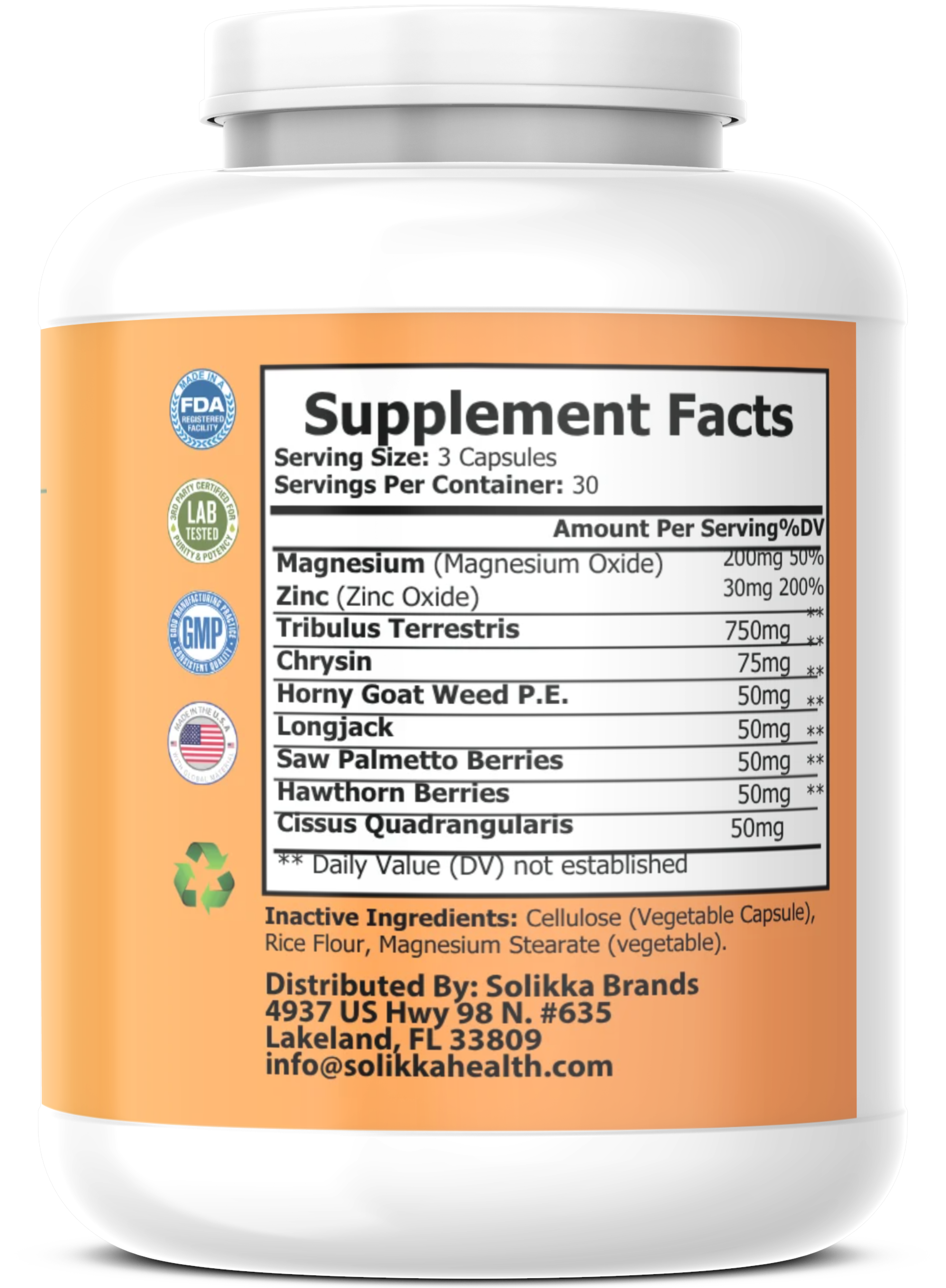 Ultra Test Natural Testosterone Support