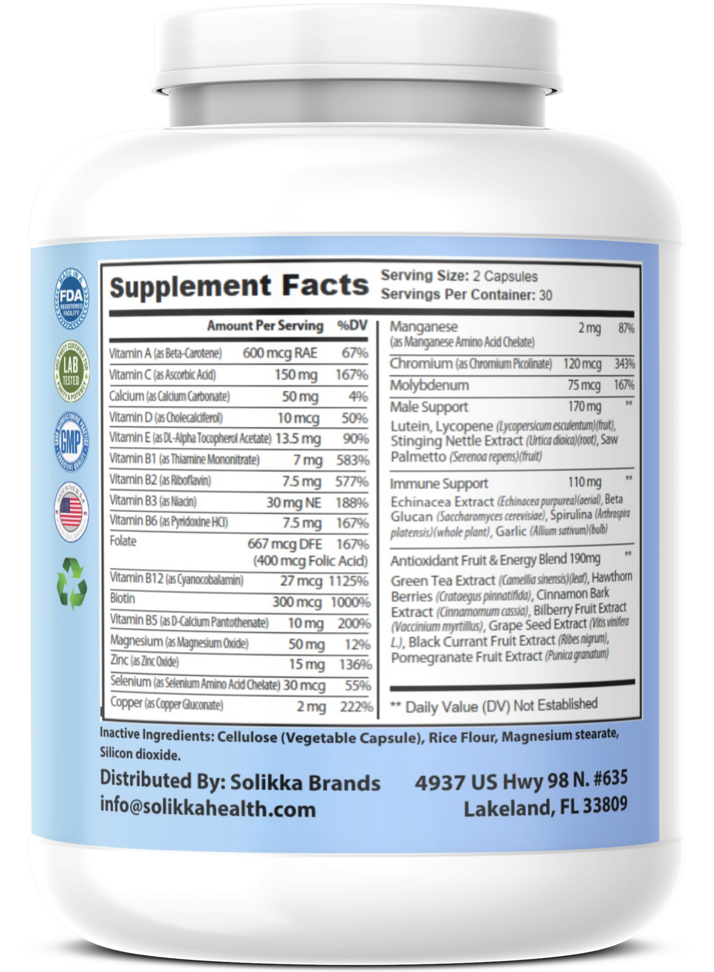 Ultra Multivitamin For Men