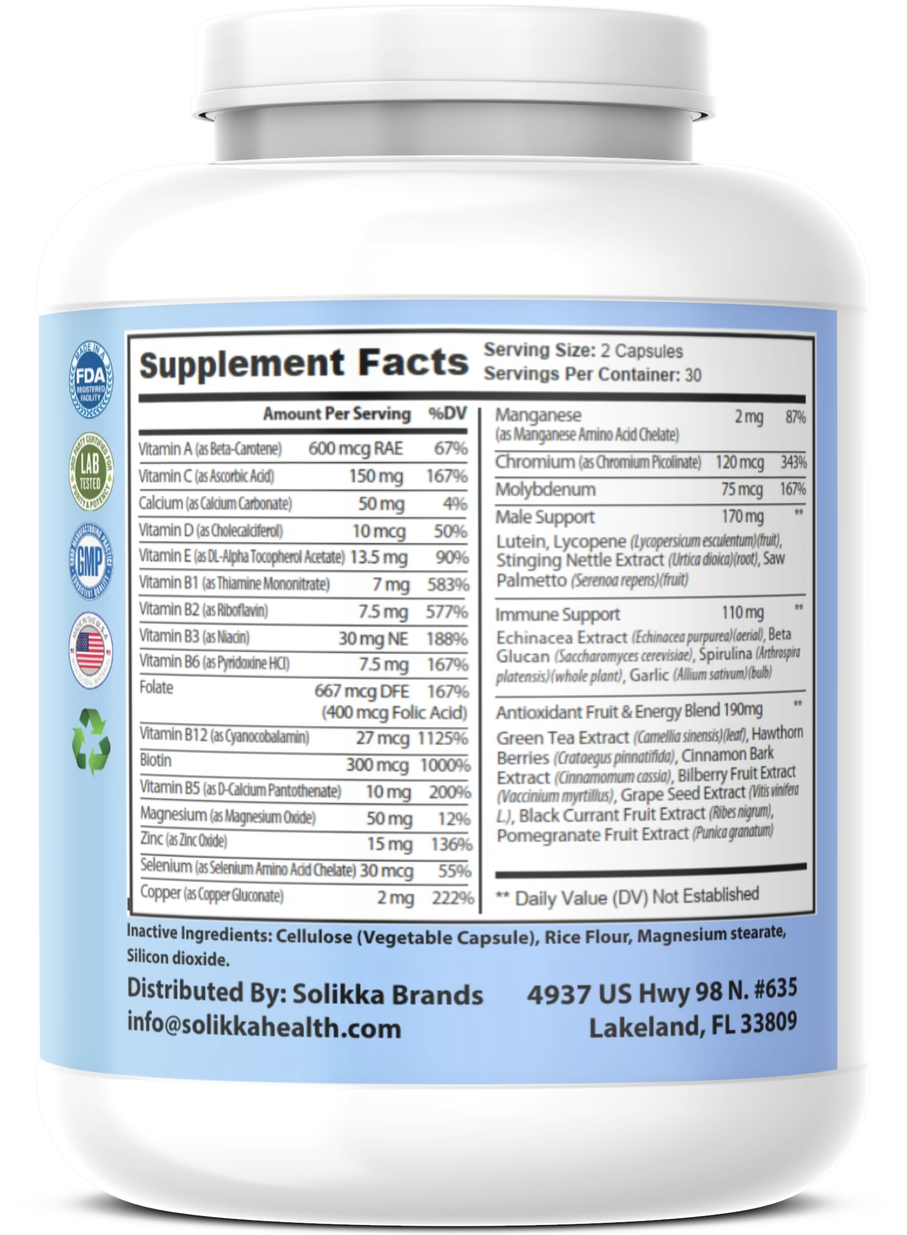 Ultra Multivitamin For Men