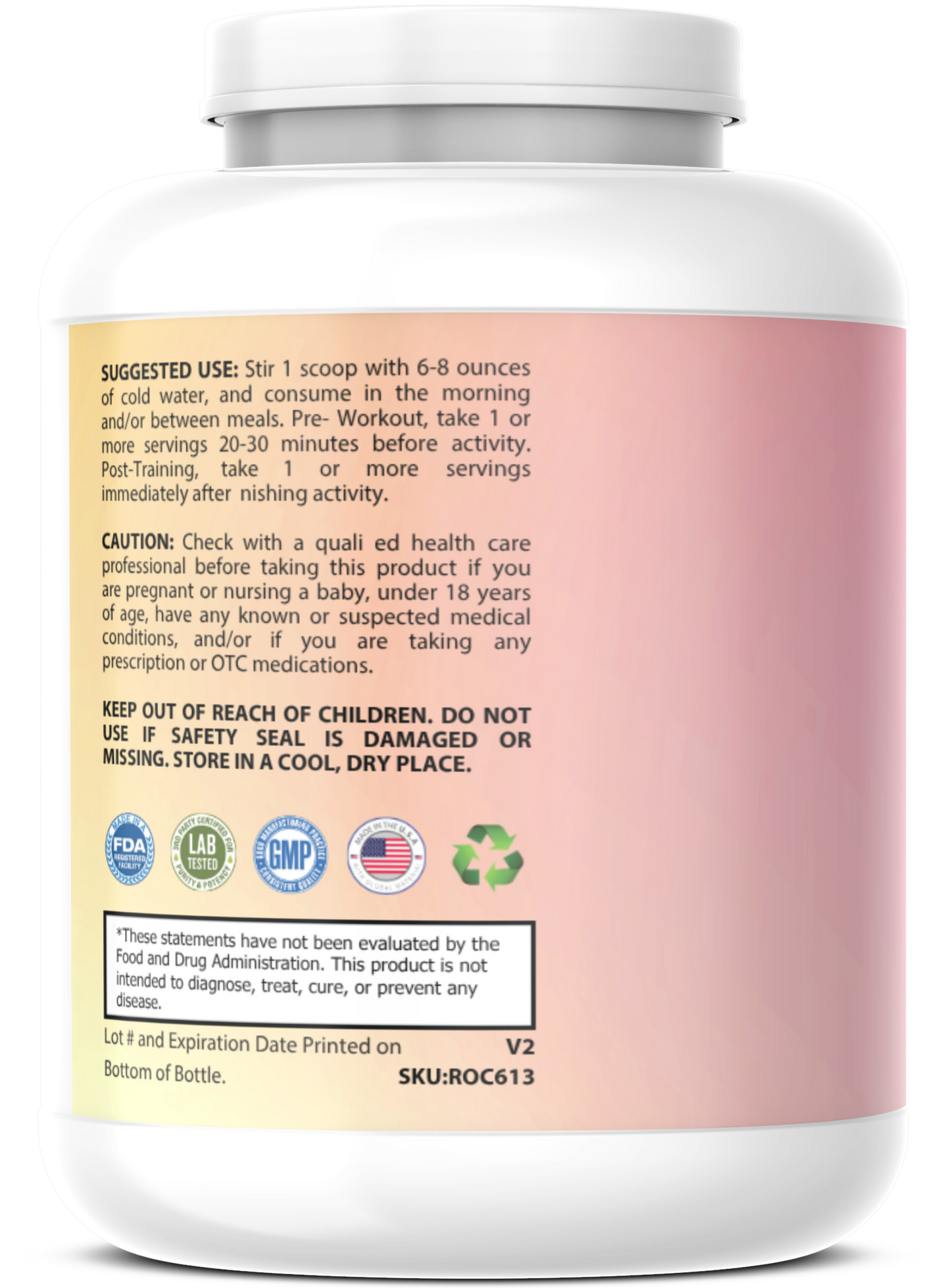 Energized Aminos Peach Mango 360g – 40 serv