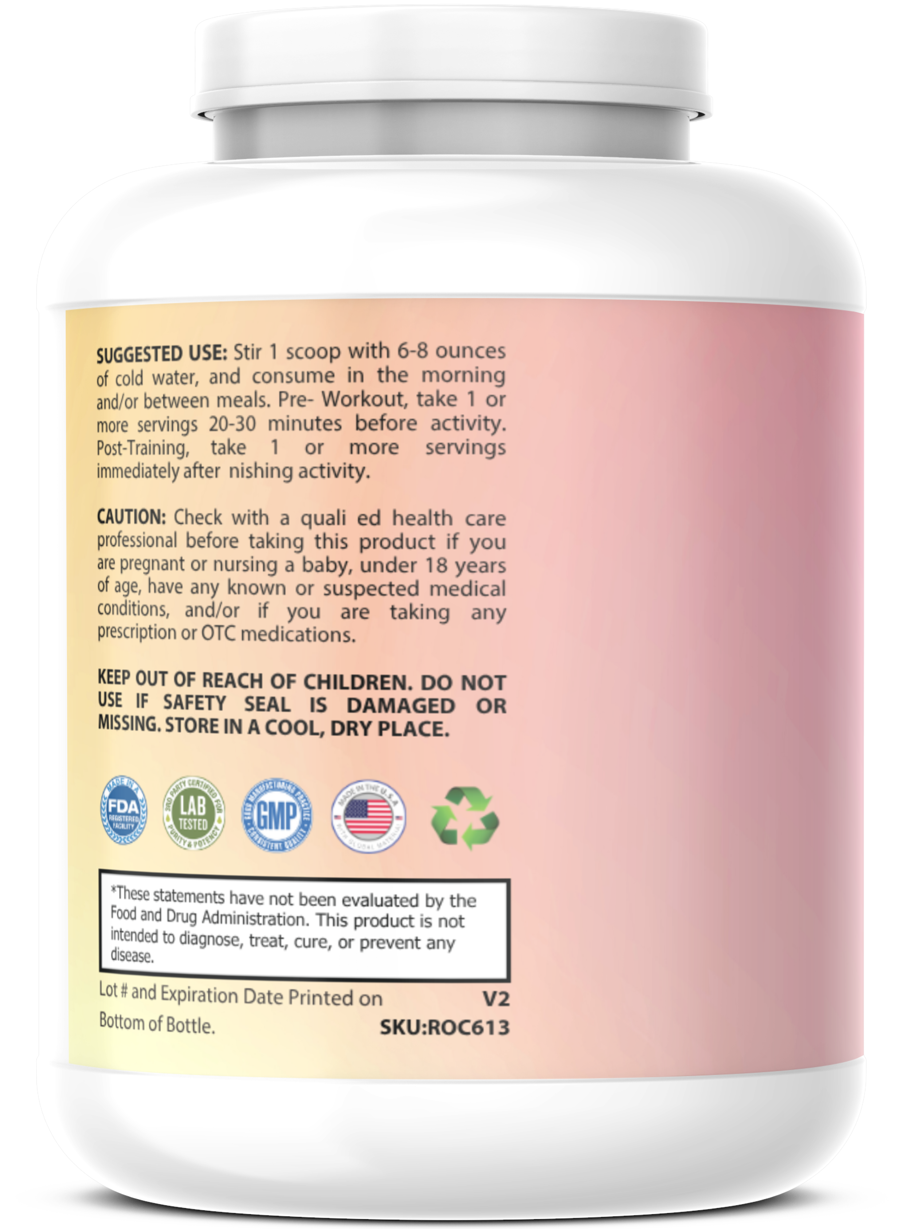 Energized Aminos Peach Mango 360g – 40 serv
